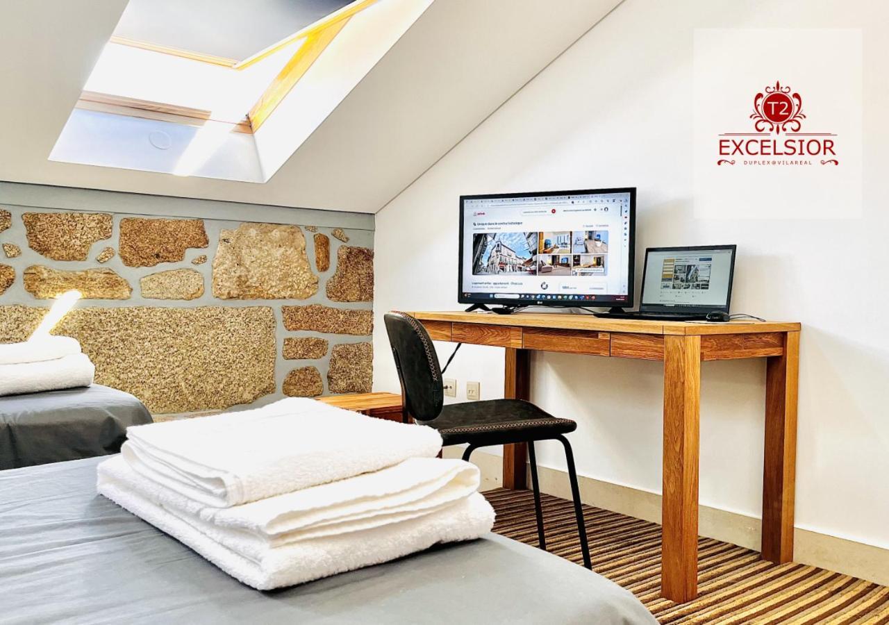 Apartamento T2 Duplex - Exclusivo No Centro Historico Vila Real Exterior foto